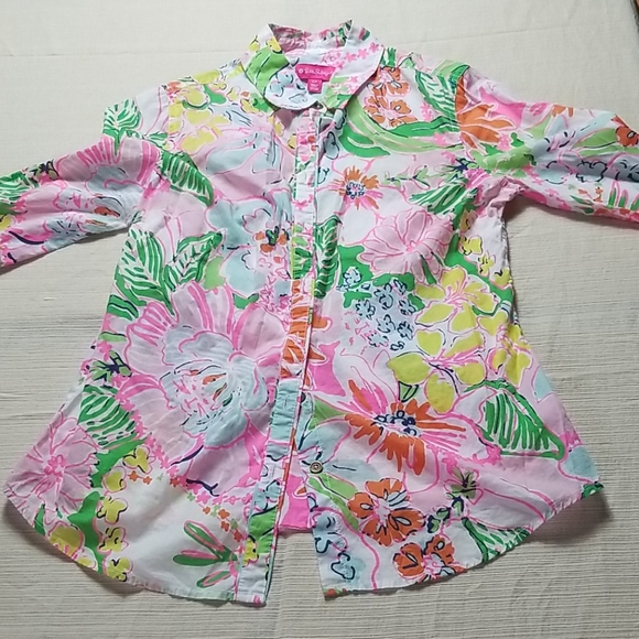 Lilly pulitzer s/p button down shirt - Picture 1 of 3